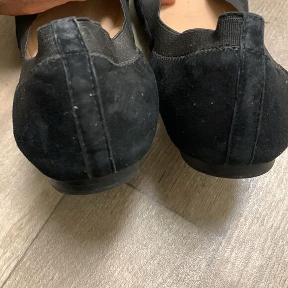 Womens Tory Burch Suede Carolina Ballet Flats Shoes - Picture 6 of 11